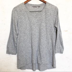 ATHLETA 3/4 length sleeve asana top